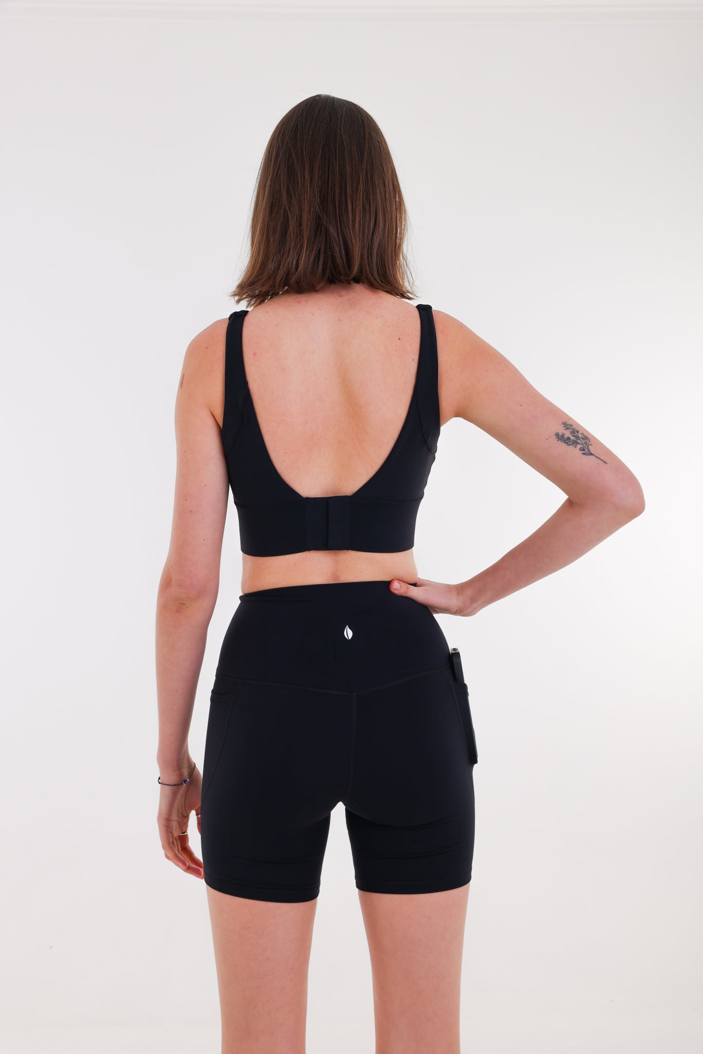 Summer Biker Pocket Shorts - Black