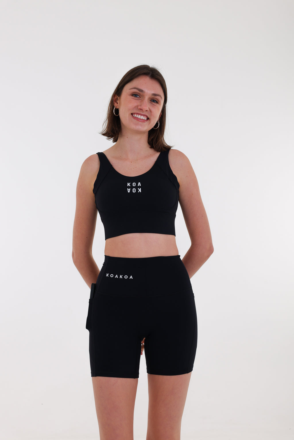 Summer Biker Pocket Shorts - Black
