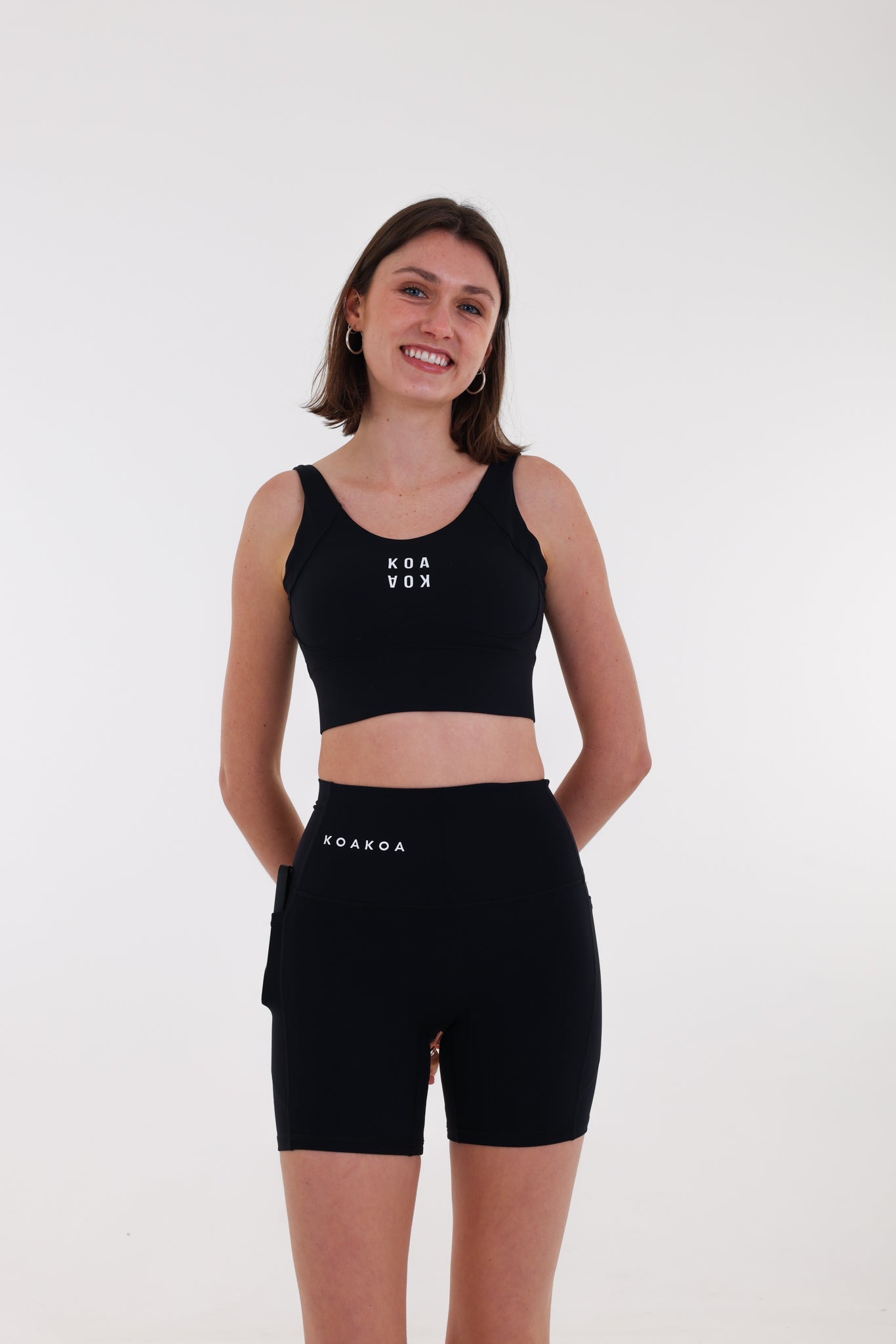 Summer Biker Pocket Shorts - Black
