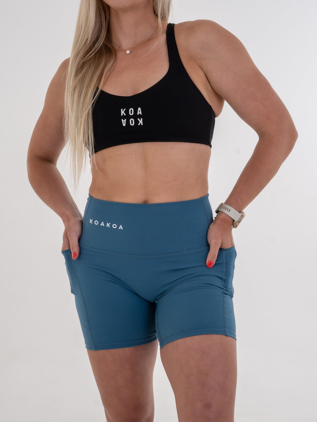 Summer Biker Shorts - Blue