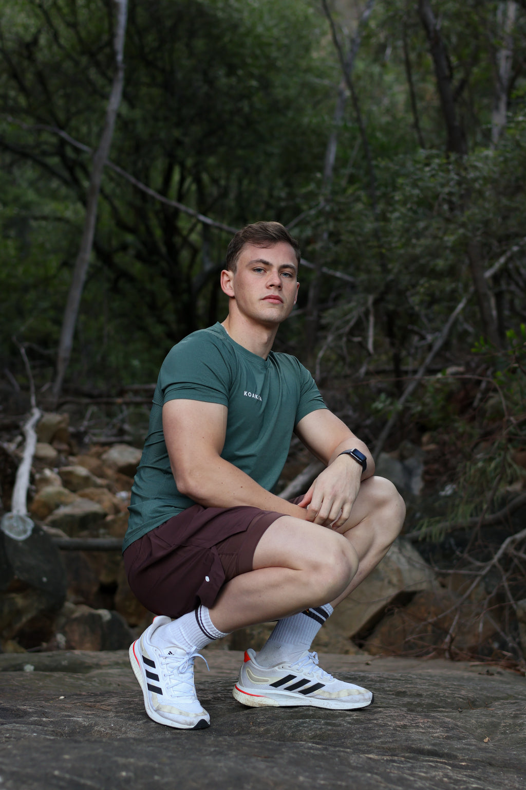 Vortex Tee Olive Green