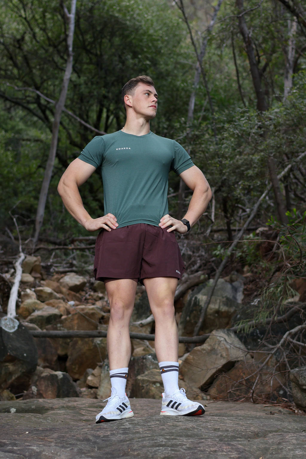 Vortex Tee Olive Green