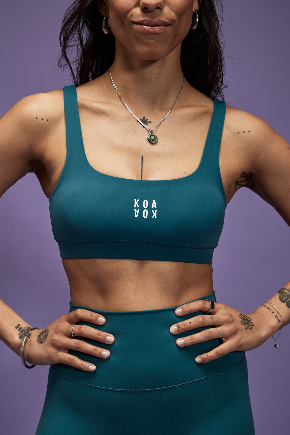 Alba Bra in Teal
