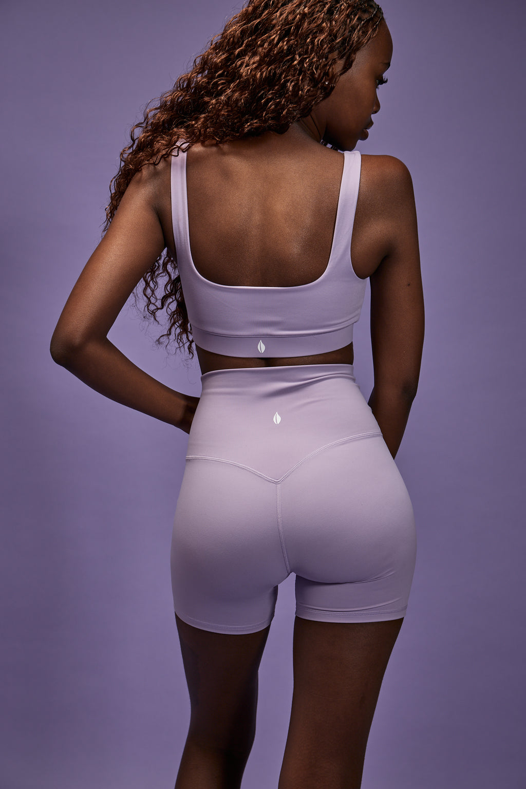 Alba Bra in Grey Purple
