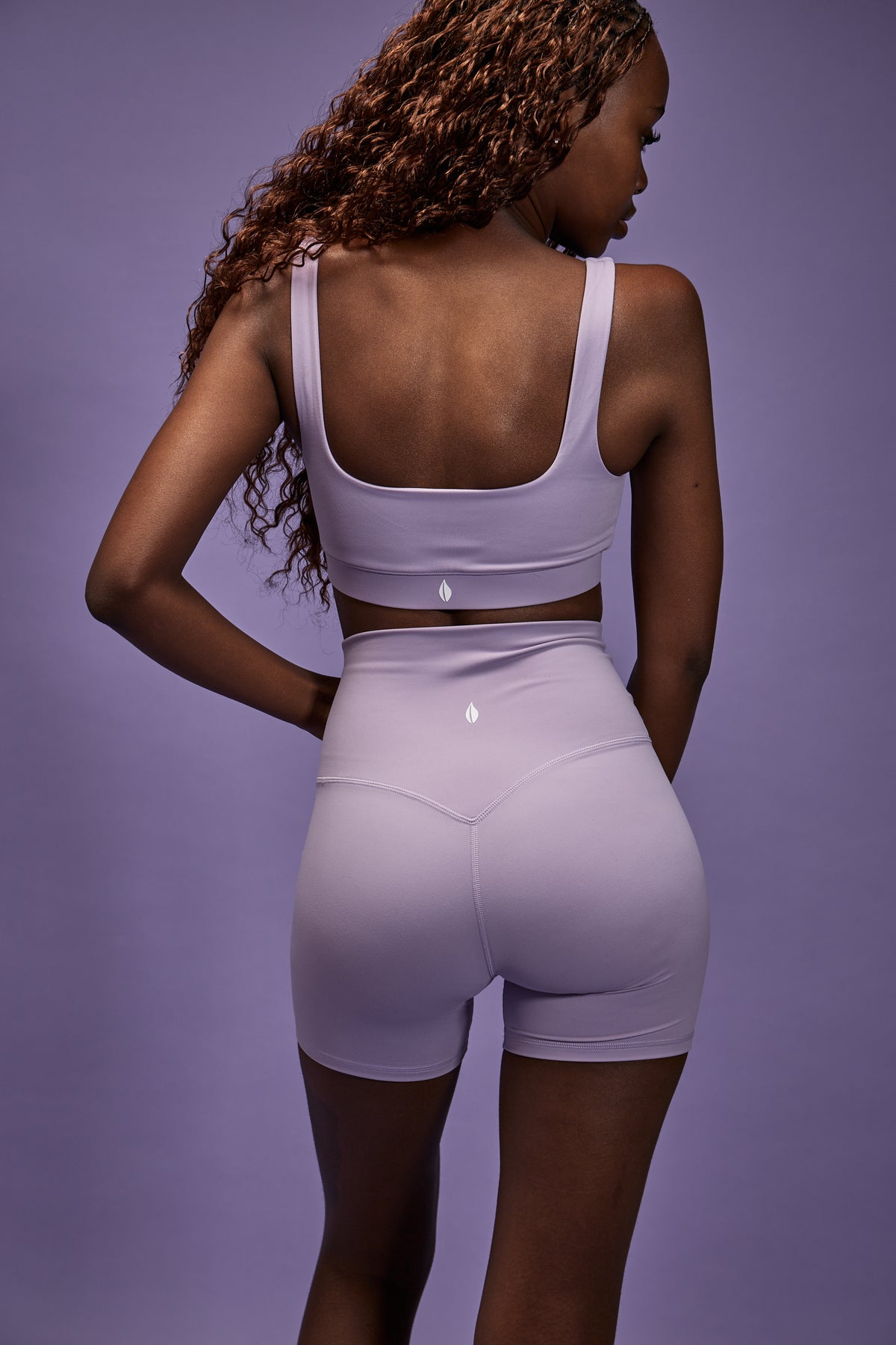 Alba Bra in Grey Purple