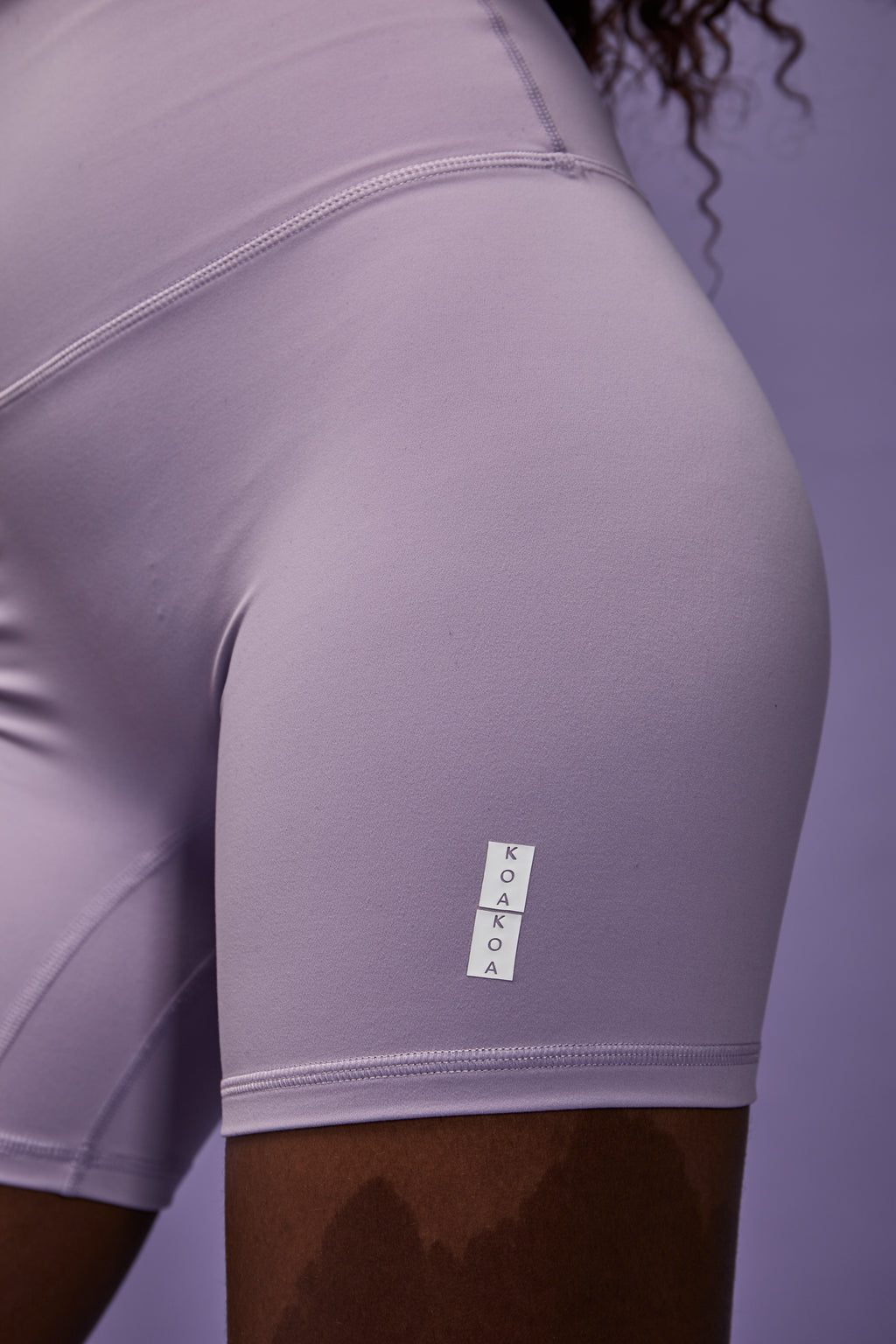 Alba Shorts in Grey Purple
