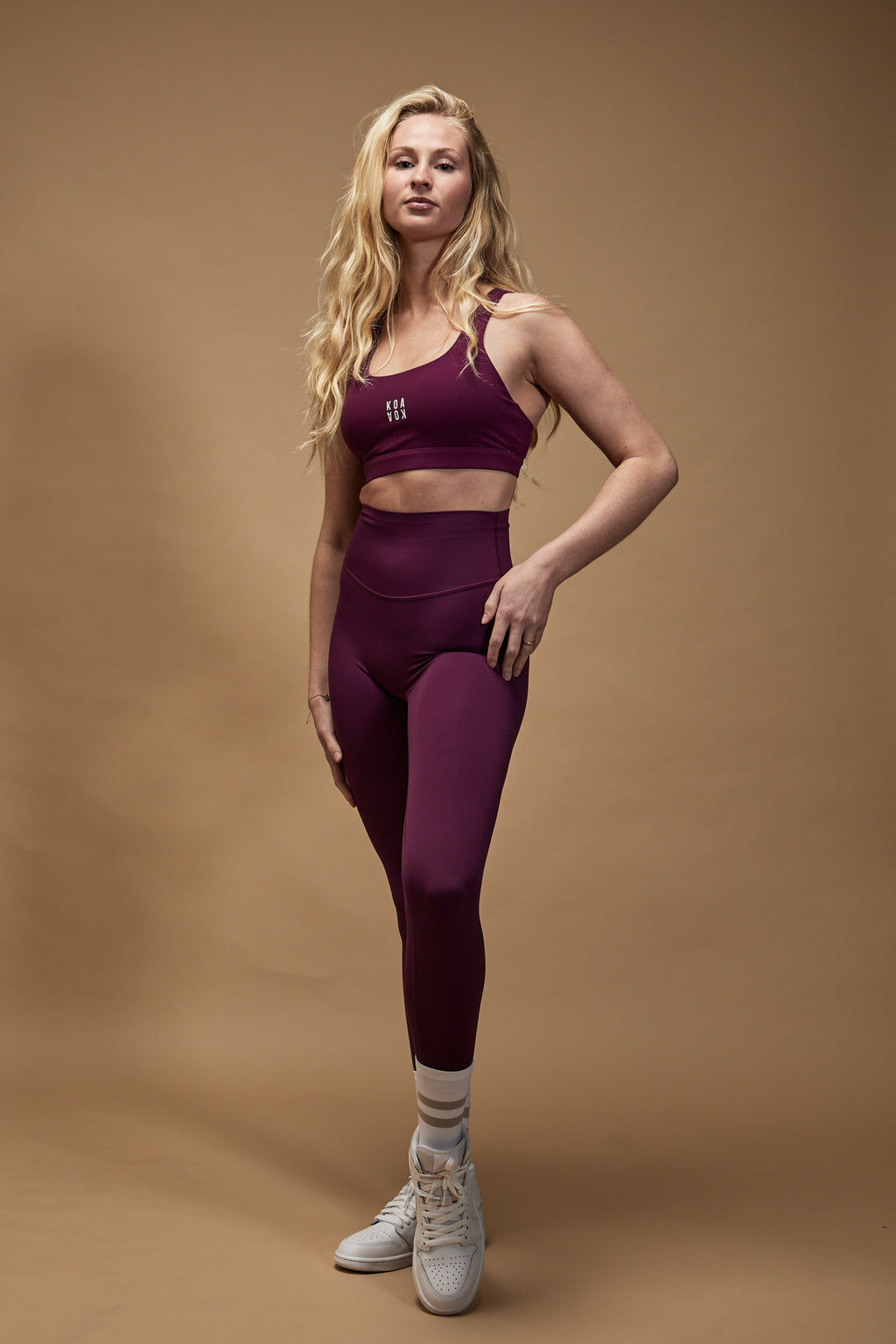 Base Leggings - Red Purple