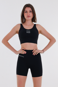 Legacy Bra - Black with White Logo