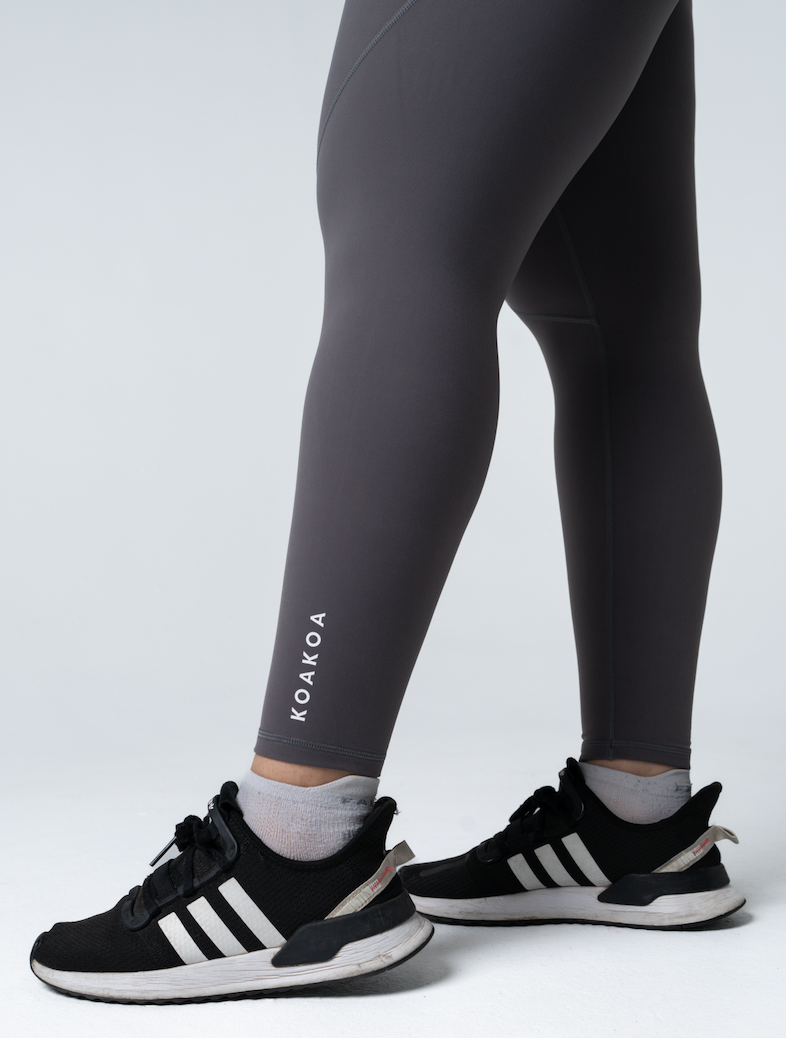 Endurance Pocket Leggings - Taupe Grey