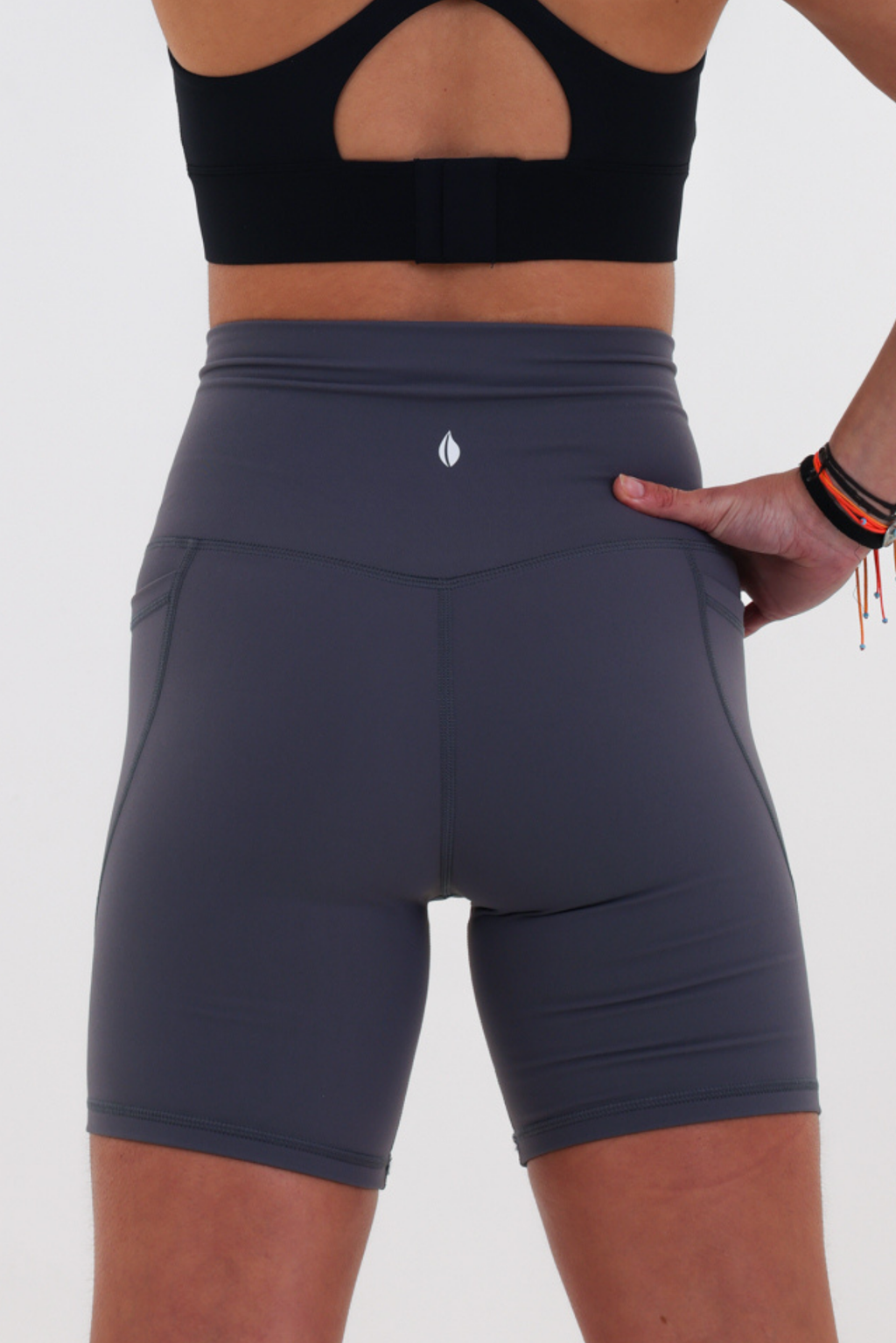 Summer Biker Pocket Shorts - Grey